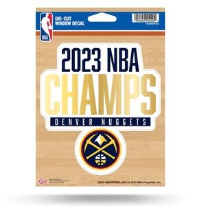 Licensed Denver Nuggets 2023 Championship Team Decal